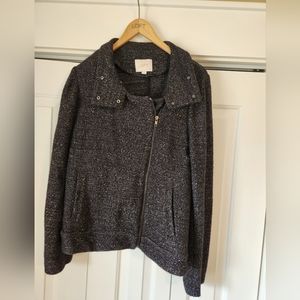 Like new LOFT knit moto jacket